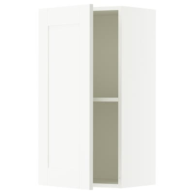 KNOXHULT Wall cabinet with door, white frame, 40x75 cm