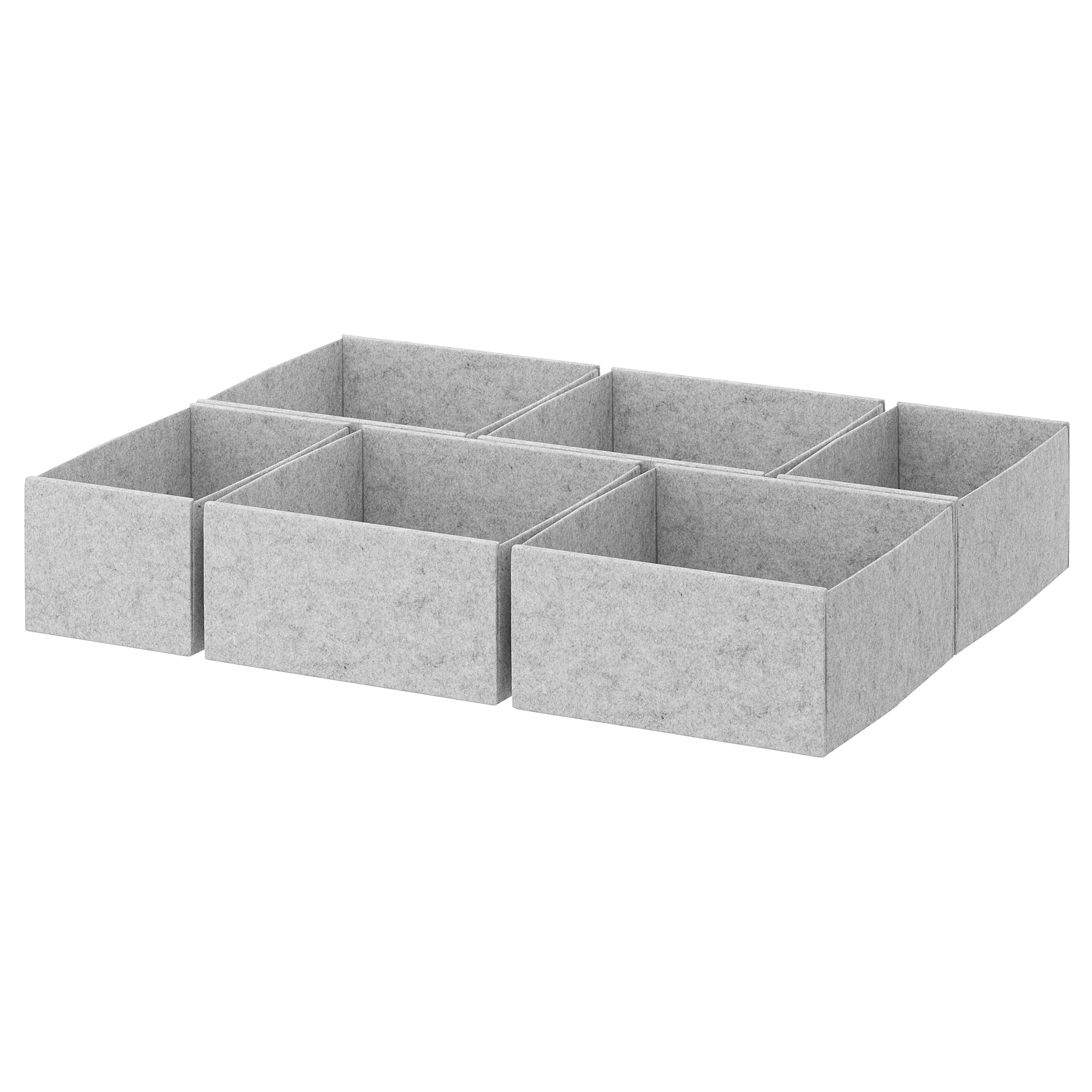 KOMPLEMENT light grey, Box, set of 6, 75x58 cm - IKEA