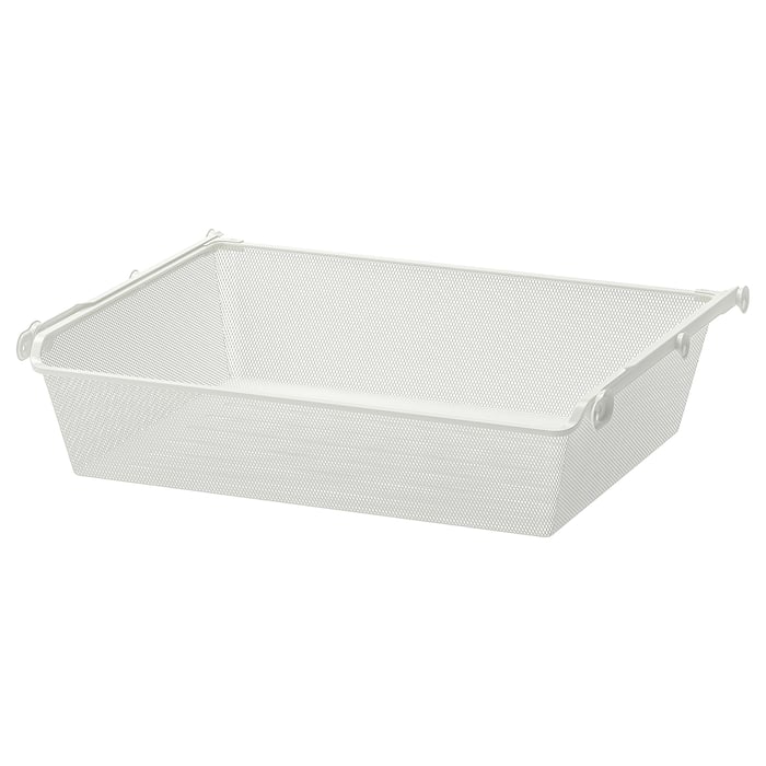 KOMPLEMENT mesh basket with pullout rail, white, 75x58 cm IKEA