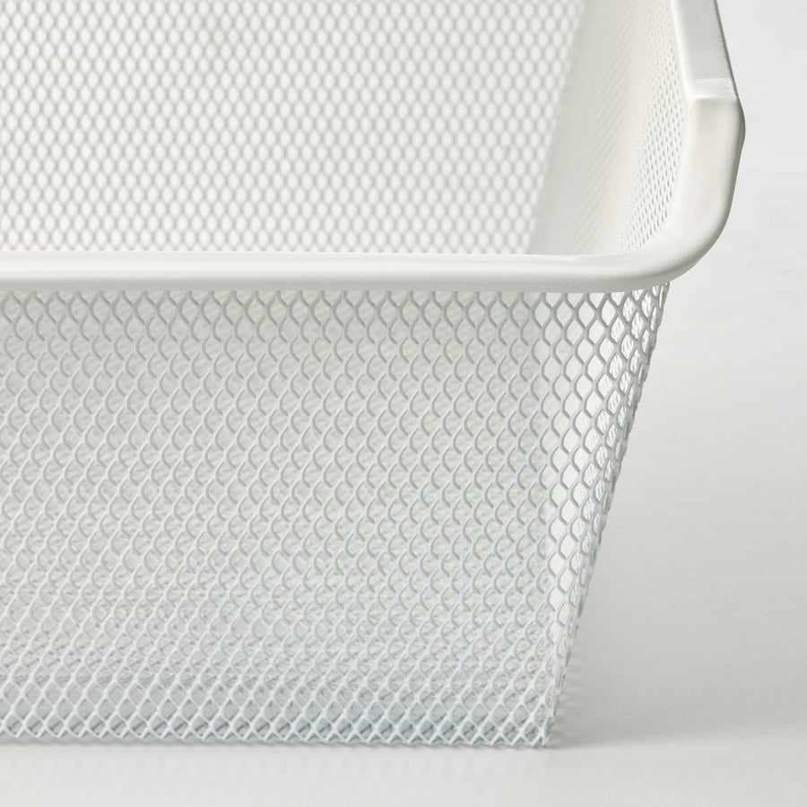 KOMPLEMENT mesh basket with pullout rail, white, 100x35 cm IKEA