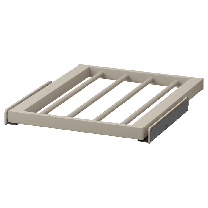 KOMPLEMENT pullout trouser hanger, greybeige, 50x58 cm IKEA