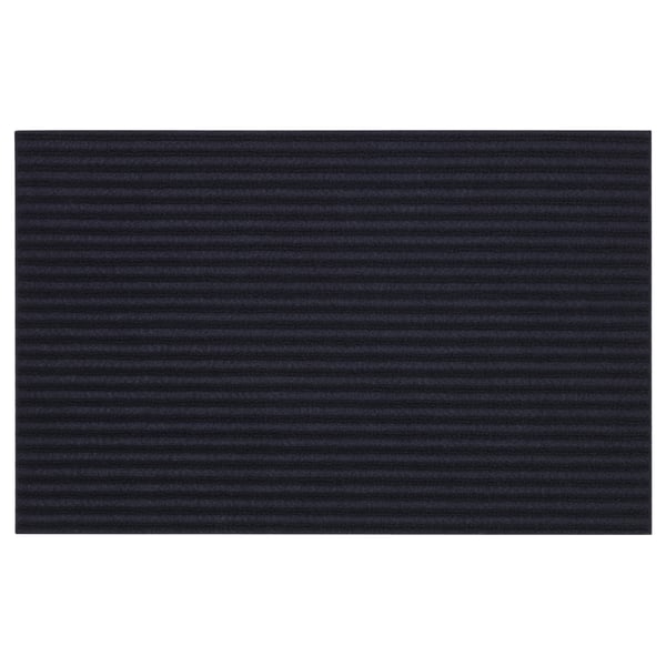 KRISTRUP dark blue, washable door mat, 35x55 cm IKEA