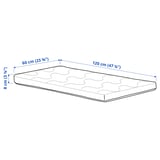 KRUMMELUR Foam mattress for cot, 60x120x8 cm