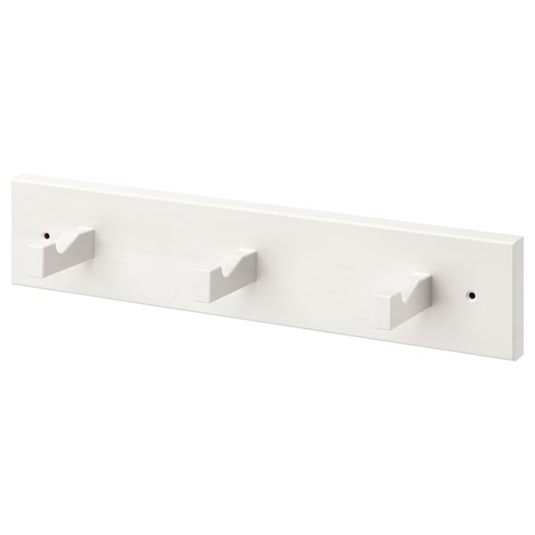 Kubbis White, Rack With 3 Hooks - Ikea