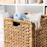 LABBSAL Basket, handmade water hyacinth, 32x34x32 cm