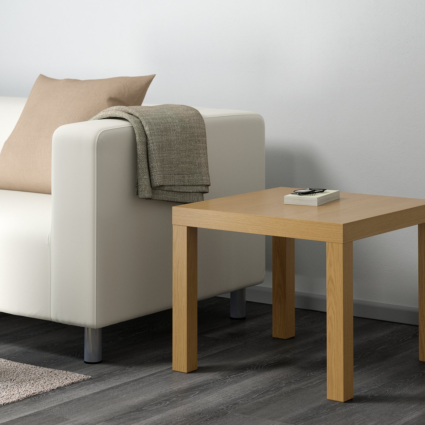 LACK oak effect, Side table, 55x55 cm IKEA