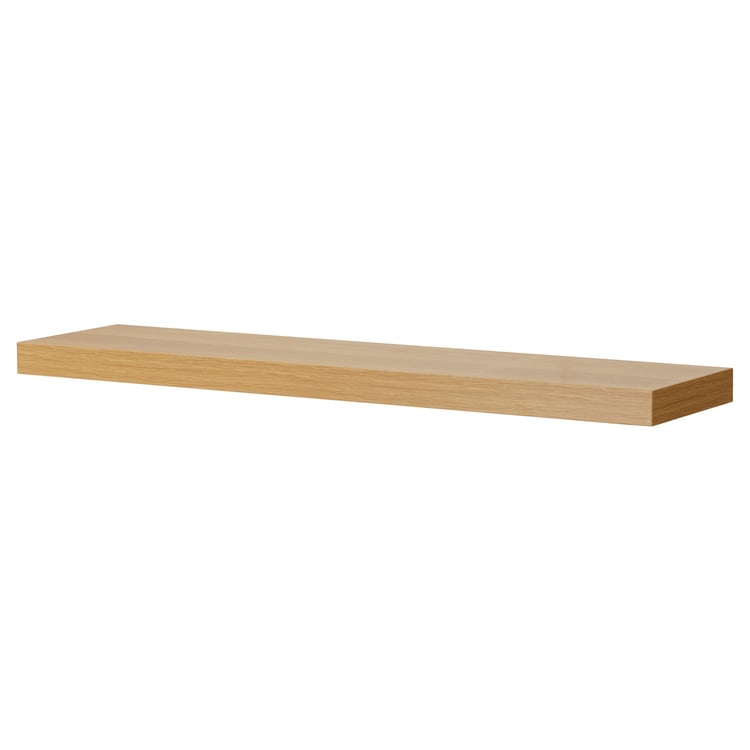 LACK wall shelf, oak effect, 110x26 cm IKEA