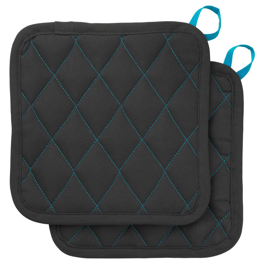 LACKTICKA black, Pot holder IKEA