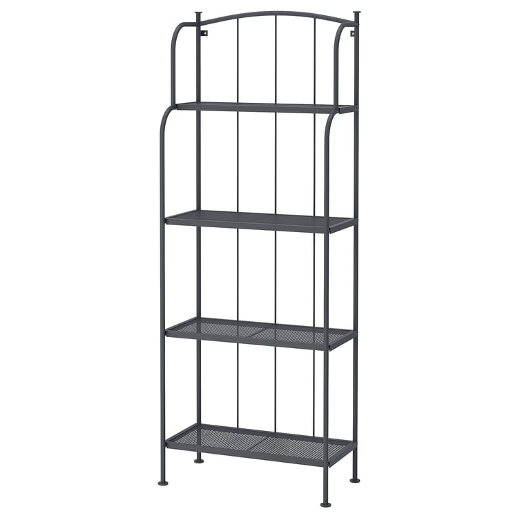 LÄCKÖ garden shelving unit, grey IKEA