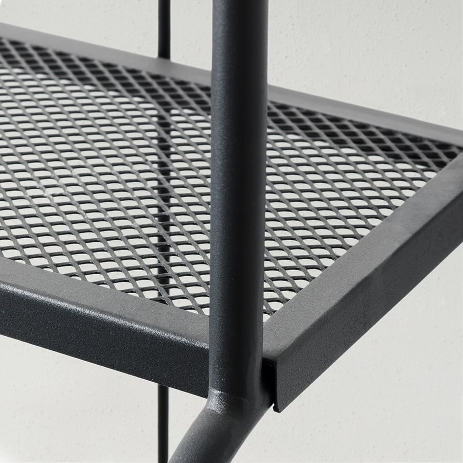 LÄCKÖ garden shelving unit, grey IKEA