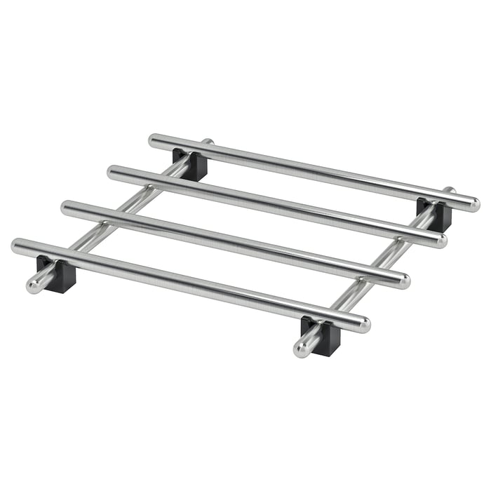 LÄMPLIG stainless steel, Pot stand IKEA