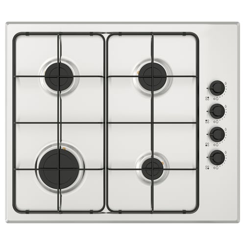 LAGAN Gas hob - stainless steel 59 cm