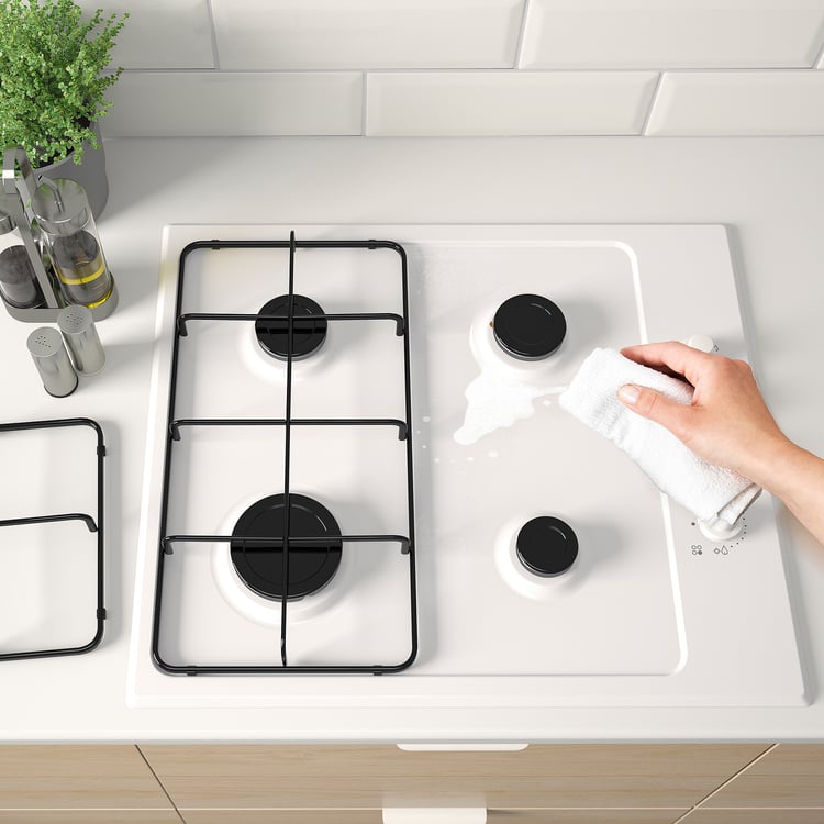 LAGAN gas hob, white, 59 cm IKEA