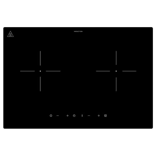 LAGAN Induction hob - plug-in 2 zones/black
