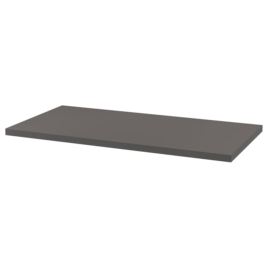LAGKAPTEN Table top, dark grey, 120x60 cm IKEA