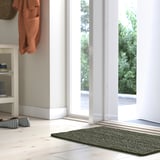 LANDBANA Door mat, dark green, 40x60 cm