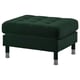 LANDSKRONA Footstool, Djuparp dark green/metal