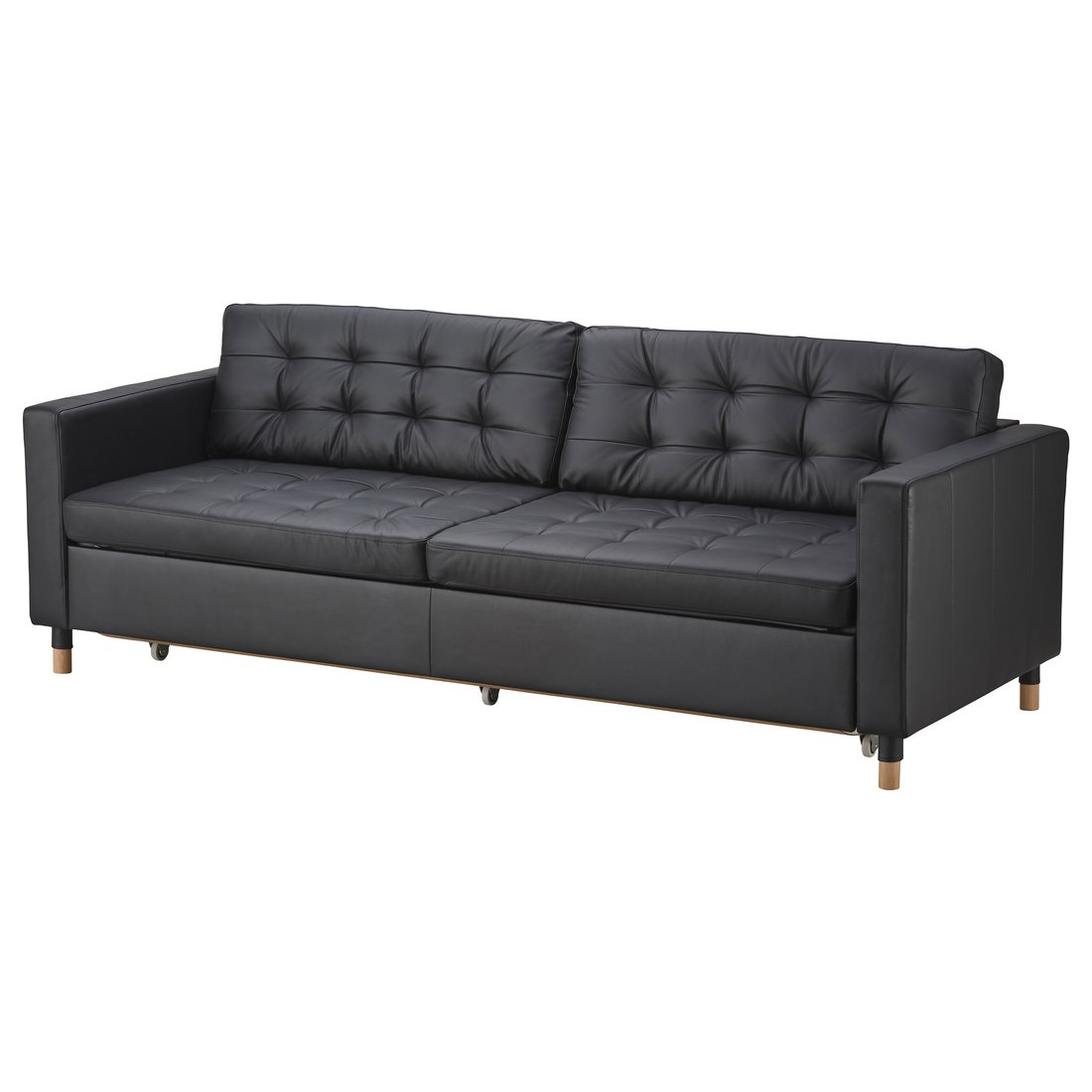 LANDSKRONA Threeseat sofa frame, Grann, Bomstad black IKEA