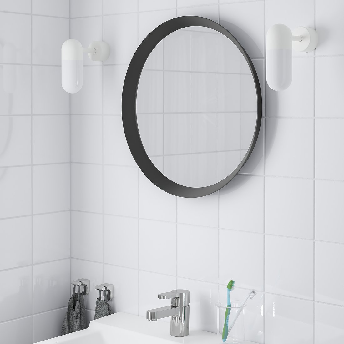 Bathroom Mirrors with Shelves Small Bathroom Mirror IKEA