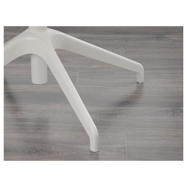 LÅNGFJÄLL Gunnared beige, Office chair with armrests, Width 67 cm Max