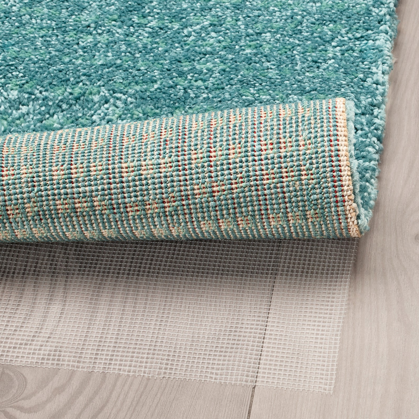 LANGSTED turquoise, Rug, low pile, 60x90 cm IKEA