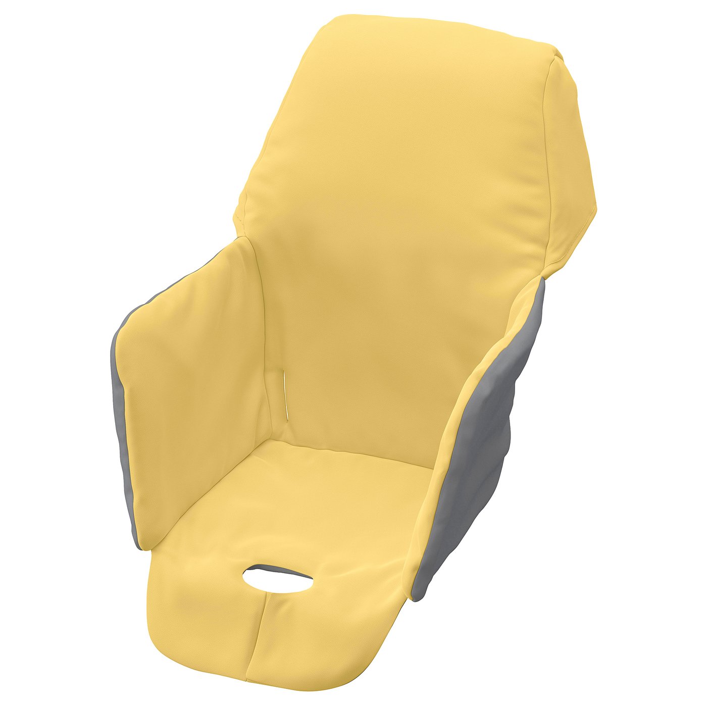 LANGUR yellow, Padded seat cover for highchair IKEA