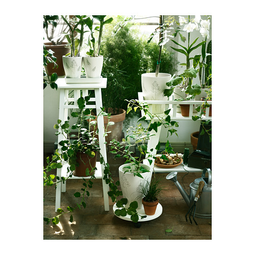 LANTLIV Plant stand White 78 cm IKEA