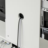 LAPPLAND TV storage unit, white, 183x39x147 cm