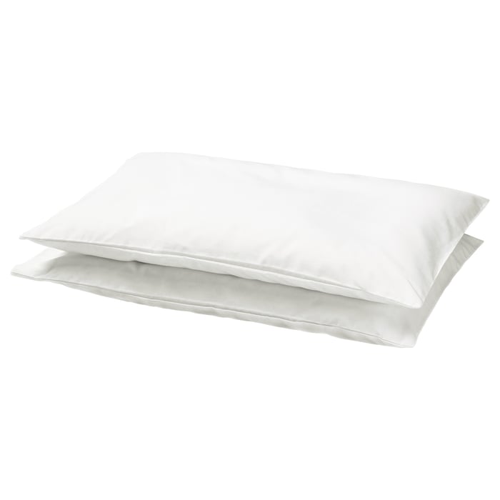 LEN pillowcase for cot, white, 35x55 cm IKEA