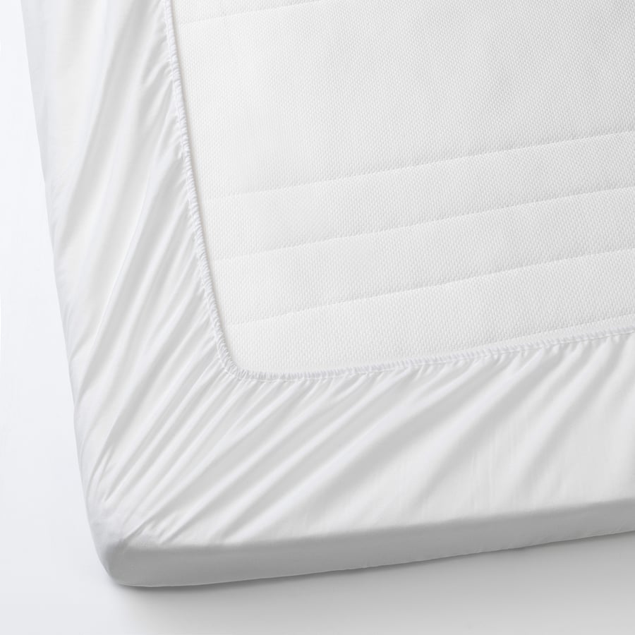 LENAST mattress protector, white, 60x120 cm IKEA