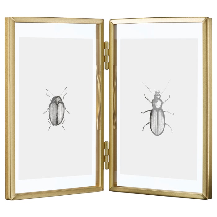 LERBODA Frame, goldcolour IKEA