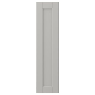 LERHYTTAN Door, light grey, 20x80 cm