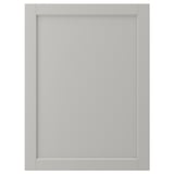 LERHYTTAN Door, light grey, 60x80 cm