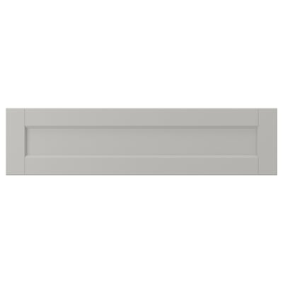 LERHYTTAN Drawer front, light grey, 80x20 cm