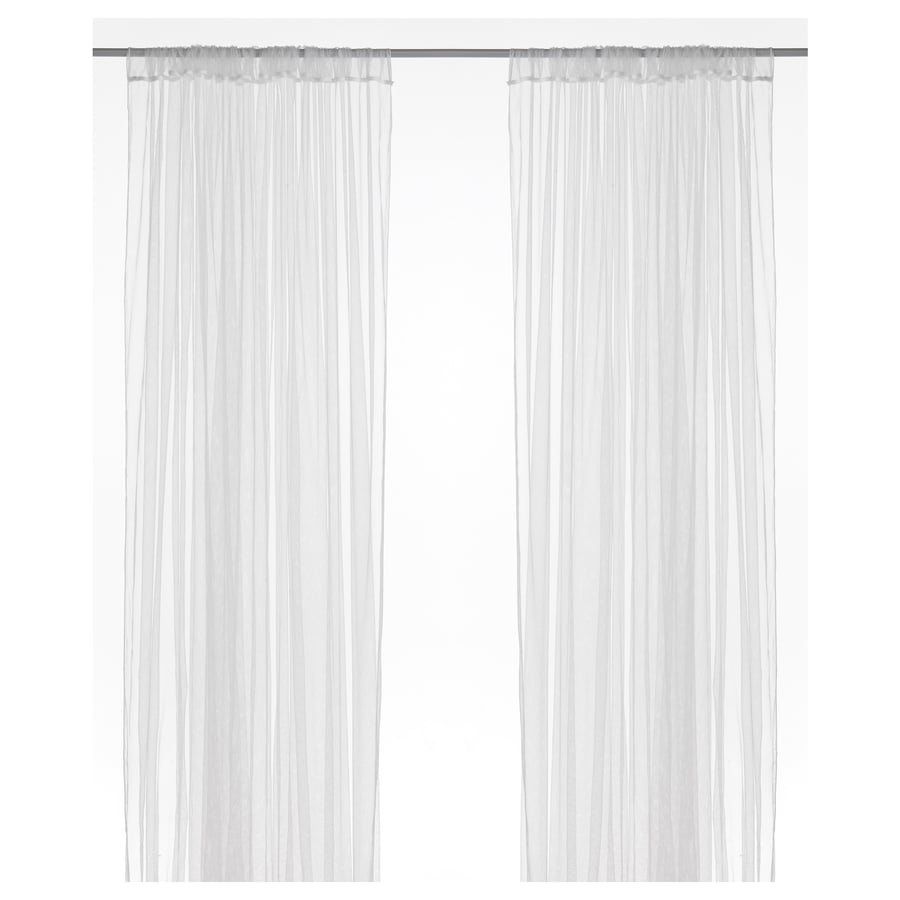 LILL net curtains, 1 pair, white, 280x250 cm IKEA