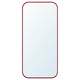 LINDBYN Mirror, red, 28x60 cm