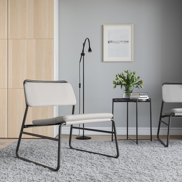 LINNEBÄCK easy chair, Ramna light grey IKEA
