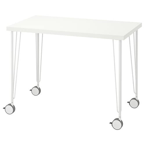 LINNMON / KRILLE desk, white, 100x60 cm IKEA