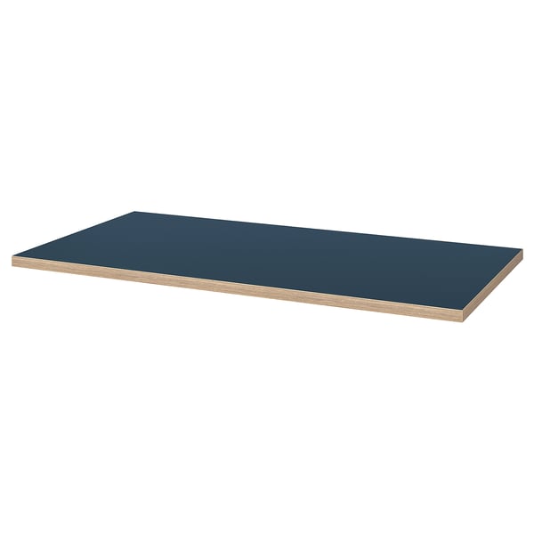Linnmon Table Top Blue Black Blue Ikea