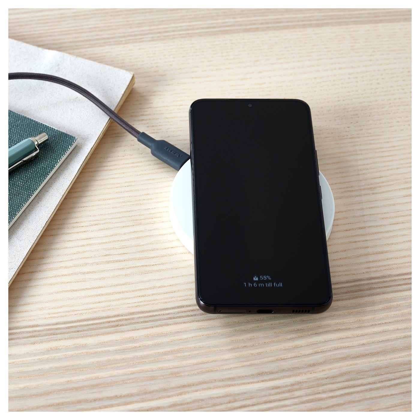 LIVBOJ white, Wireless charger - IKEA