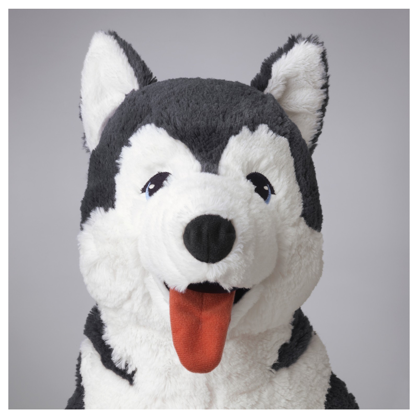 LIVLIG dog husky, siberian husky, Soft toy, 57 cm IKEA