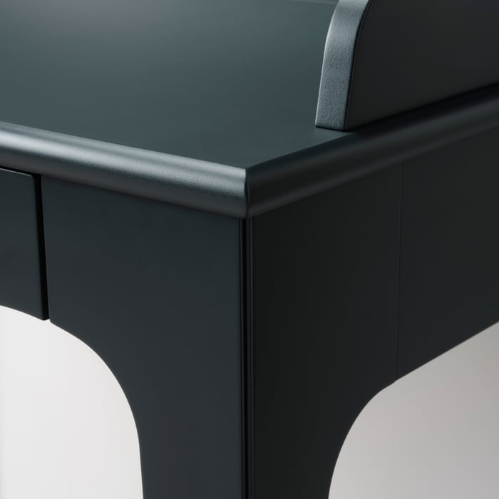 LOMMARP dark bluegreen, Desk, 90x54 cm IKEA