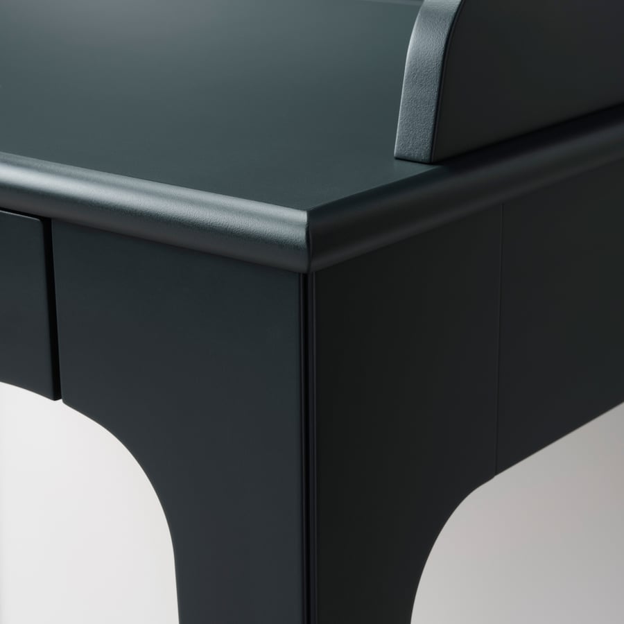 LOMMARP dark bluegreen, Desk, 90x54 cm IKEA