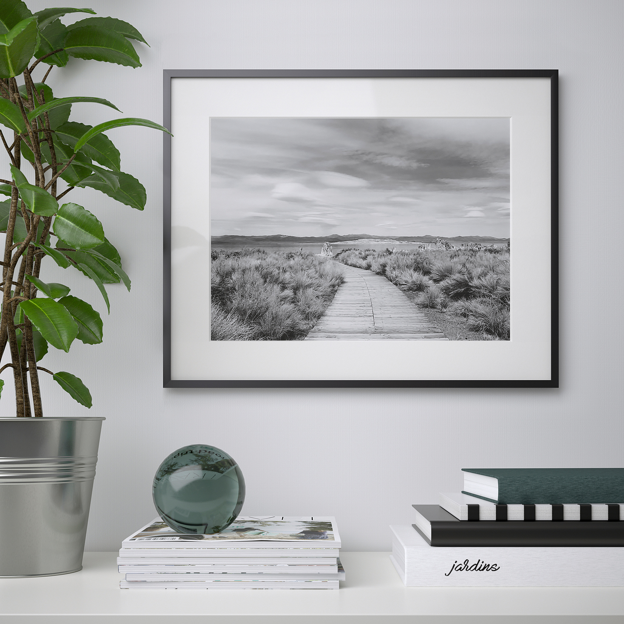 LOMVIKEN black, Frame, 40x50 cm IKEA
