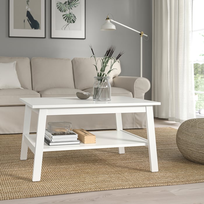 LUNNARP white, coffee table, 90x55 cm - IKEA