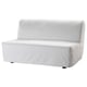 LYCKSELE MURBO Two-seat sofa-bed, Ransta white