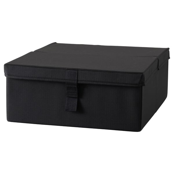 LYCKSELE storage box for chair bed, black IKEA