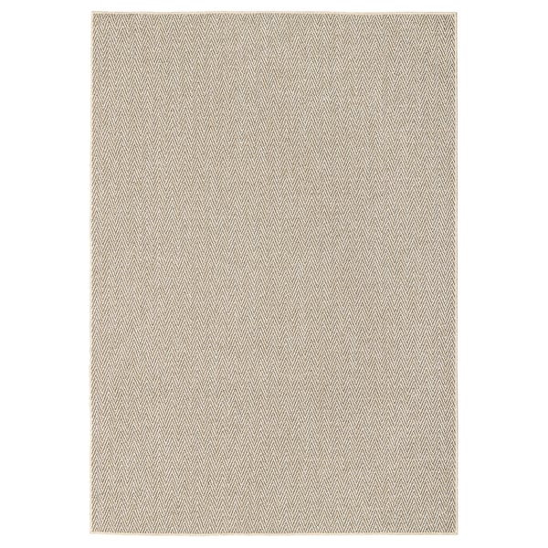LYDERSHOLM Rug flatwoven, in/outdoor, beige, 200x300 cm