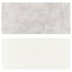 LYSEKIL Wall panel, double sided white/light grey concrete effect, 119.6x55 cm