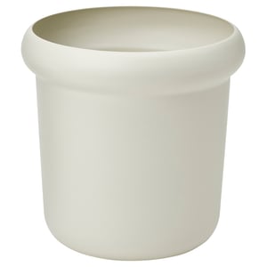 White round planter